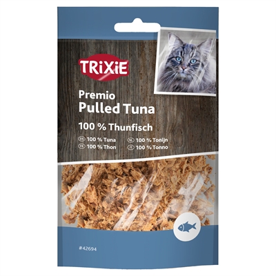 TRIXIE katten snack Premio Pulled Tonijn 30 g – 100% tonijn