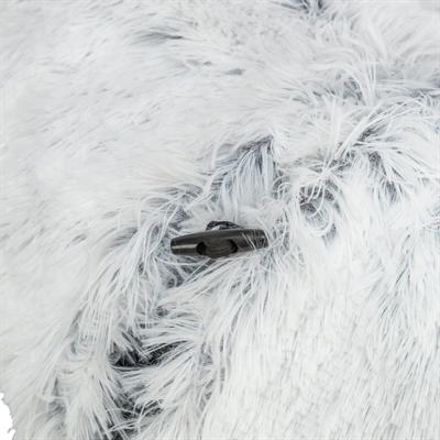 TRIXIE katten speeltunnel Harvey pluche 160×25 cm – wit/grijs