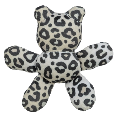 <span id="brand" data="trixie"/> Kattenspeeltje Beer Pluche Panterprint 12 cm – kattenkruid