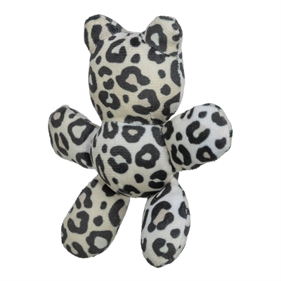 <span id="brand" data="trixie"/> Kattenspeeltje Beer Pluche Panterprint 12 cm – kattenkruid