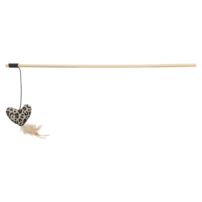 <span id="brand" data="trixie"/> kattenhengel hart hout/katoen 50 cm met catnip – panterprint