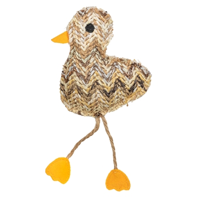 TRIXIE kattenspeeltje Eend met kattenkruid 19 cm – bruin/beige