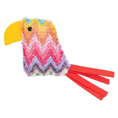 TRIXIE kattenspeeltje Papegaai met catnip 12 cm – gemêleerd