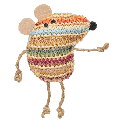 TRIXIE Kattenspeeltje Speelmuis met Catnip 14 cm – gemeleerd