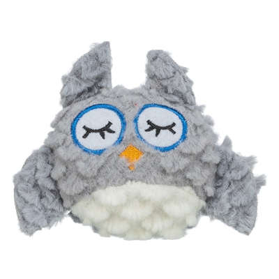 TRIXIE Kattenspeeltje Uil pluche 11 cm – met kattenkruid (assorti)