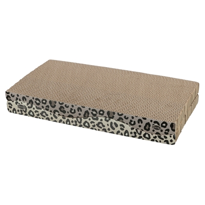 <span id="brand" data="trixie"/> krabplank karton panterprint met kattenkruid 44×25×6 cm 2st