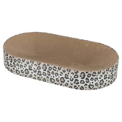 <span id="brand" data="trixie"/> krabmand Leo karton 63×35×10 cm – crème met catnip