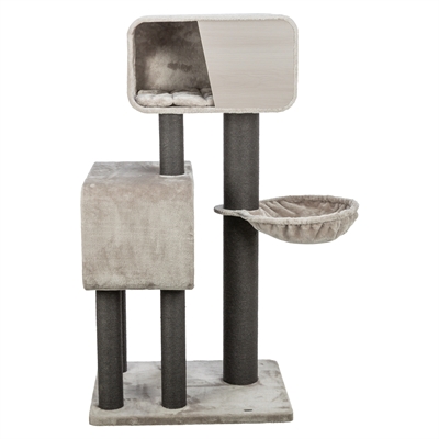 TRIXIE Krabpaal Rafael XXL 78×58×156 cm – lichtgrijs/donkergrijs