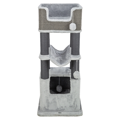 TRIXIE Krabpaal Lucano XXL 58×48×110 cm – lichtgrijs/donkergrijs