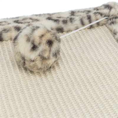 <span id="brand" data="trixie"/> krabmat sisal Leo Panterprint 55×35 cm – crème