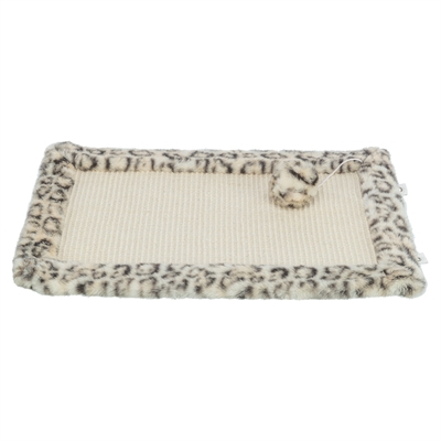 TRIXIE krabmat sisal Leo Panterprint 55×35 cm – crème