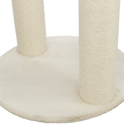 TRIXIE krabpaal Leo panterprint rond 42×42 cm – crème