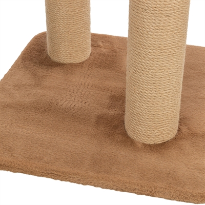 TRIXIE Krabpaal Leo Panterprint met Boog 48×48×85 cm – Bruin