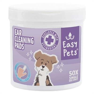 EASYPETS oorreinigingspads (vingerpads) 50 st