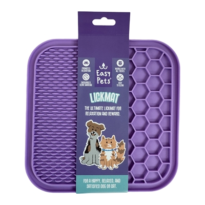EASYPETS likmat Paars 21×21 cm – voor hond & kat