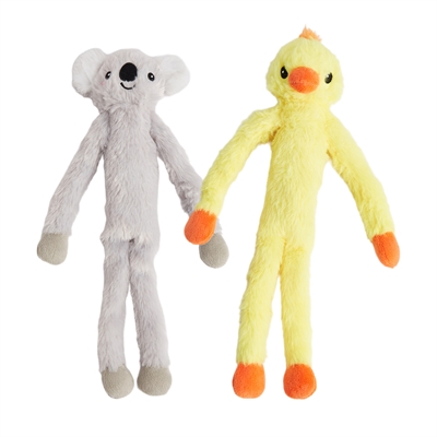 FOFOS hondenspeelgoed Eend en Koala 29×8×4 cm – pluche