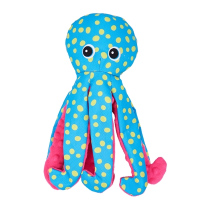 FOFOS hondenspeeltje Sealife Octopus gestipt 14×9×34 cm – blauw