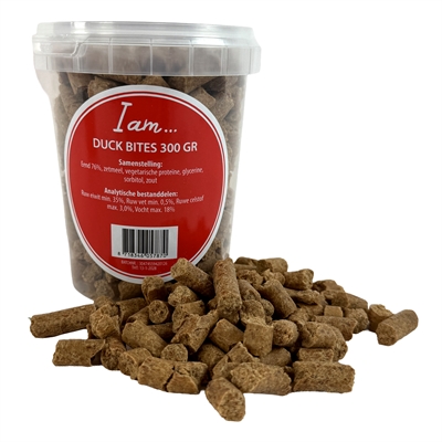 I AM hondensnack Duck Bites 300 g – eend
