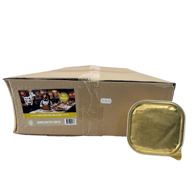 FREDS hondenpaté Kuipje Gevogelte 50x300 g – 99% vlees