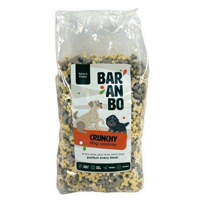 BARANBO Hondensnacks Krokante Koekjes Vanille | Zonder kunstmatige conserveermiddelen - 2,5 kg