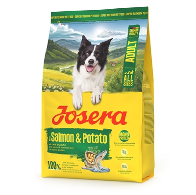 JOSERA hondenvoer All Sizes Volwassen Zalm/Aardappel 3 kg – graanvrij