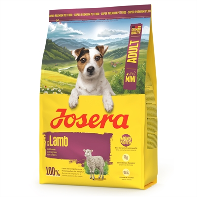 JOSERA Hondenvoer Mini Adult Lamb 3 kg – graanvrij, voor kleine rassen