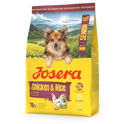 JOSERA senior hondenvoer Mini Chicken/Rice 3 kg - klein ras