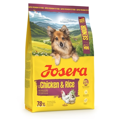JOSERA senior hondenvoer Mini Chicken/Rice 3 kg - klein ras