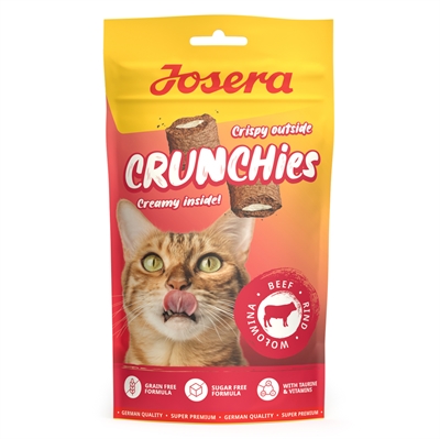 JOSERA Kattensnack Crunchies Beef 60 g – Graanvrij, met taurine