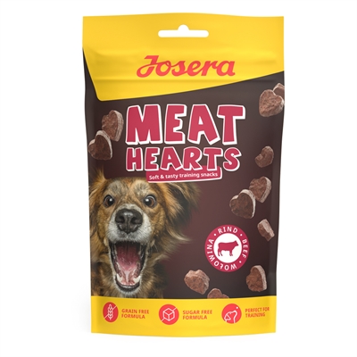 JOSERA trainingssnack voor honden Meat Hearts Beef 70 g – rund