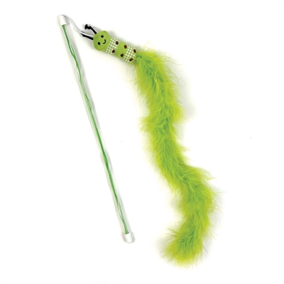 HAPPY PET Katzenangel Tabby Patch Rups 40×7,5 cm – grün