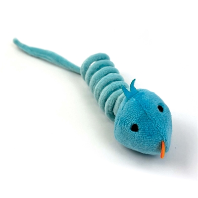 HAPPY PET Katzenspielzeug Tabby Patch Vogel 11 & 9 cm – blau