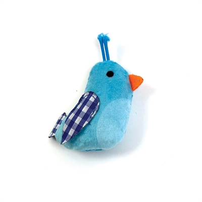 HAPPY PET Katzenspielzeug Tabby Patch Vogel Multipack 4 St. blau