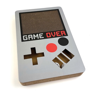 HAPPY PET kartonnen krabmat Tabby Patch Gameboy 45,5×30,5×5 cm