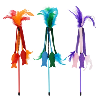 HAPPY PET kattenhengel Tabby Patch 43×9×2 cm – assorti