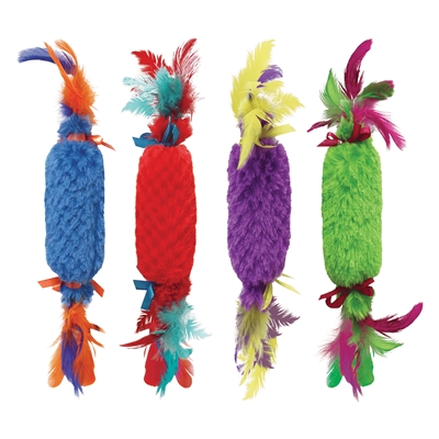 HAPPY PET kattenspeeltje Tabby Patch Kuddler 13,5×5×3,5 cm – assorti