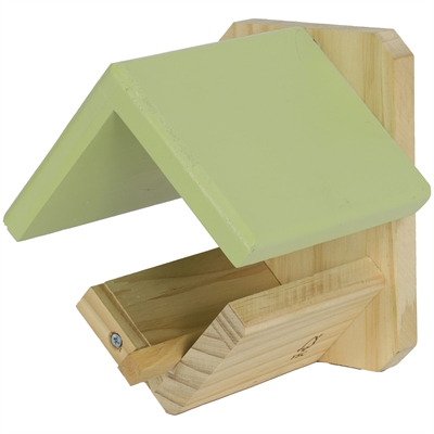 BOON pindakaaspothouder FSC-hout 14×14×15 cm – groen dak