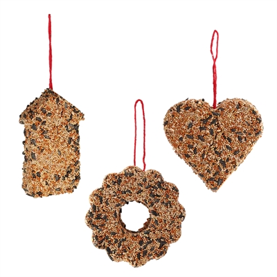 BEST FOR BIRDS Vogelfutterfigur 15×3,5×14,5 cm – mit Aufhängeschnur