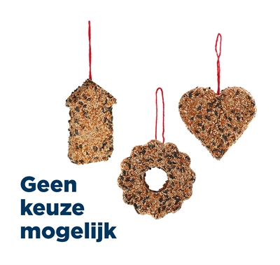 BEST FOR BIRDS Vogelfutterfigur 15×3,5×14,5 cm – mit Aufhängeschnur