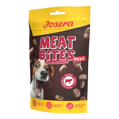 JOSERA hondensnack Meat Bites Mini Beef 70 g – graanvrij