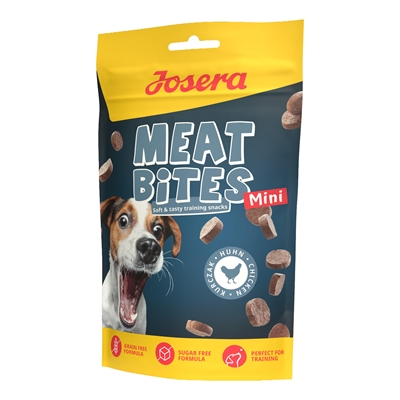 JOSERA hondensnack Meat Bites Mini Chicken 70 g – graanvrij