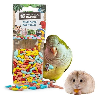 BACK ZOO NATURE vogelsnack Papegaaien zonnebloempitten 100 g