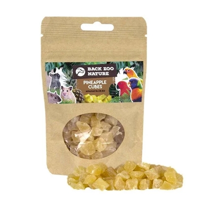 BACK ZOO NATURE fruitsnack Ananasblokjes 50 g - vogels & knaagdieren