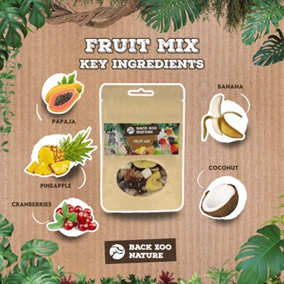 BACK ZOO NATURE Fruitmix 40 g – gedroogd fruit voor knaagdieren