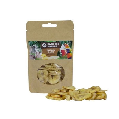 BACK ZOO NATURE Bananenschijfjes 35 g – fruitsnack voor knaagdieren
