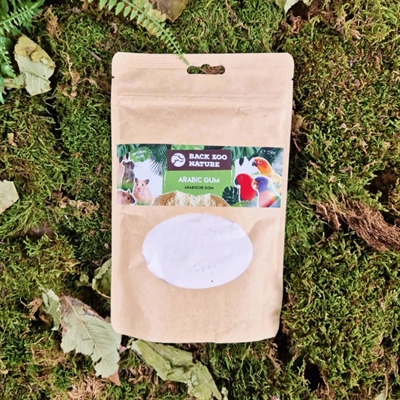 BACK ZOO NATURE Arabische gom 50 g – bindmiddel foerageeractiviteiten