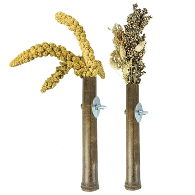 BACK ZOO NATURE grashouder 20×3 cm – bamboe voor vogelkooi