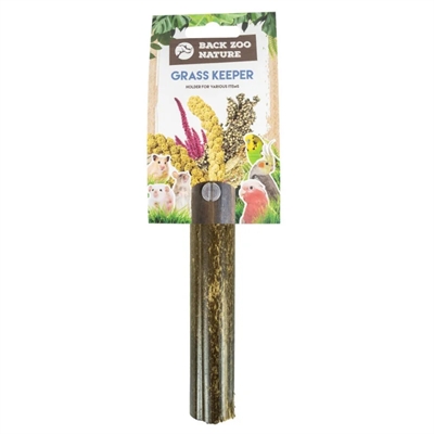 BACK ZOO NATURE grashouder 20×3 cm – bamboe voor vogelkooi