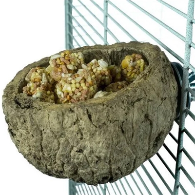 BACK ZOO NATURE papegaai voerbak Discovery Bowl 10 cm