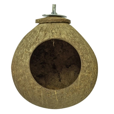 BACK ZOO NATURE kokosnoot huisje ca. 9,5 cm – voor vogels/knagers